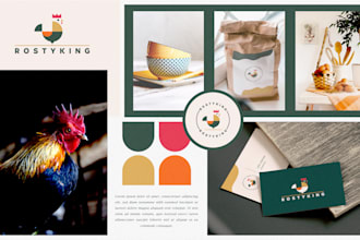 minimalist logo with brand style guide and visual identity