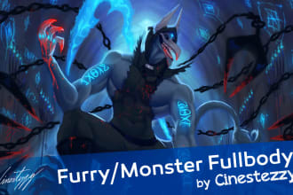 paint your furry or monster character