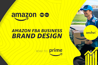 design full amazon fba brand and store logo
