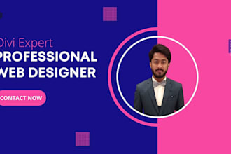 design a responsive wordpress website or landing page using divi