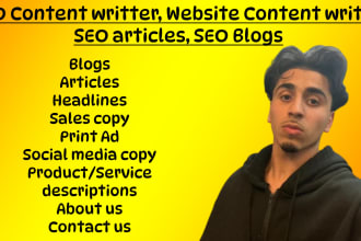be your SEO content writer