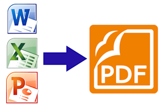 convert pdf to microsoft word, excel or vice versa