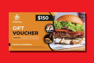 design vouchers gift card coupons postcards and loyalty card