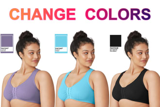 do any color change, color correction, recolor, render color