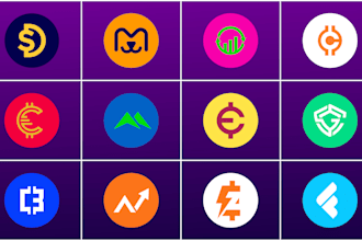 do crypto and cryptocurrency token logo design for your coin