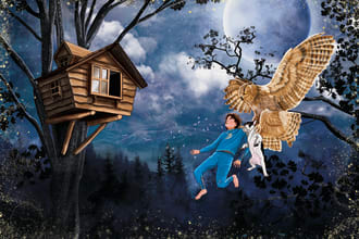 create unique childrens illustrations in realistic style