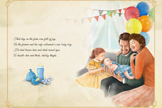 illustrate your whimsical childrens book