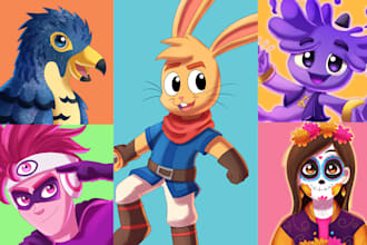 design a cartoon character or mascot