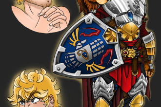 digitally draw or design your original character