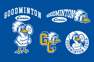 create college sports animal mascot logo design