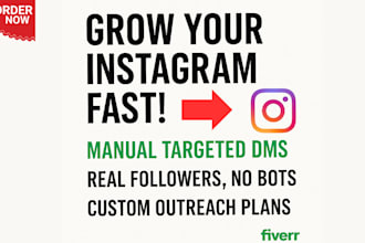 out to your ideal customers via instagram direct messaging