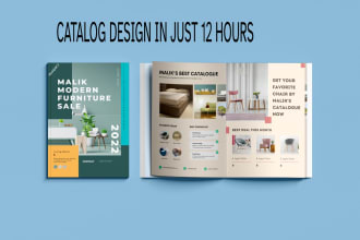 do catalogue, booklet, magazine and product catalog design in 12 hours