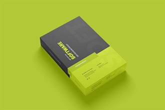 design professional product packaging box and mockup 3d