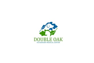 design fun and  professional logo for double oak veterinary medical center