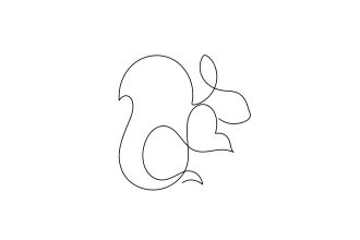 create a simple minimalist line art drawing