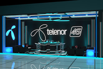 make product stall and lounge design