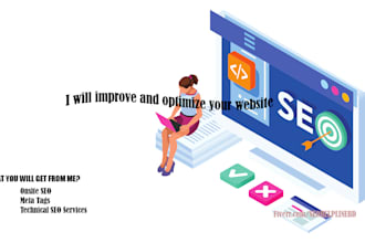 improve and optimize your website SEO