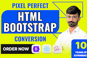 convert figma to html, figma to react js, psd to html tailwind bootstrap website