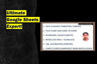 be your ultimate google sheets expert