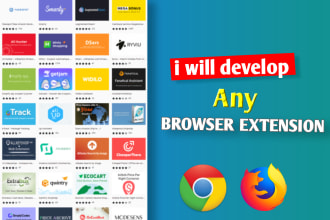 create a chrome extension or any browser extension