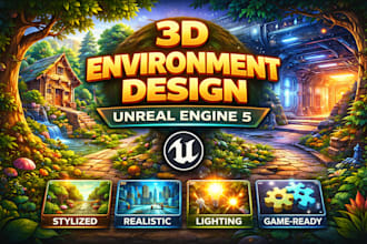 design 3d game environment in unreal engine 5