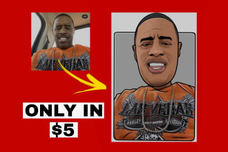 design best caricature, mascot logo in 12 hours