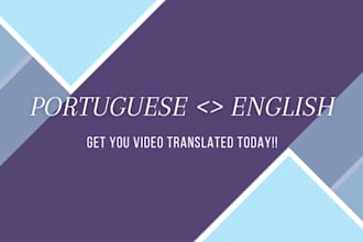 translate and transcript an audio or video