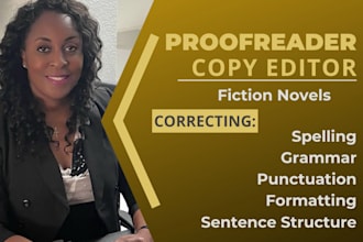 professionally proofread and edit your fiction book