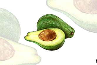 create colour pencil illustrations for your products