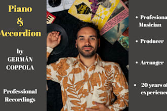 record your piano and accordion for your songs