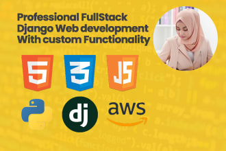 be your python django website developer