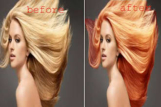 change hair color in adobe photoshop