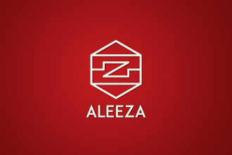 do classic, minimal line art name logo design