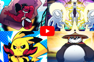 draw an illustrated youtube thumbnail for you