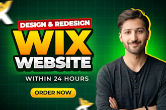 create wix website, wix website design, redesign wix website
