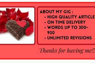 write a blog article about valentine day
