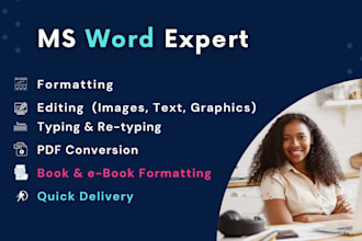 format, edit, and type word documents