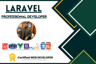 be your top notch php laravel developer