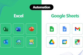 automate google sheets and excel using app script and vba