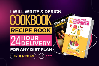 be your cookbook writer for your cookbook, recipe book and recipe card