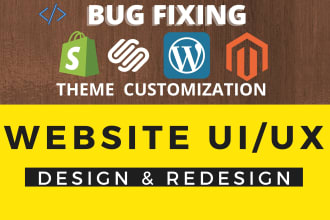 build mobile responsive website UI UX , fix html css issue