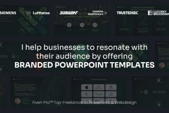 design a premium powerpoint template