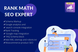 do wordpress rank math SEO on page with schema markup