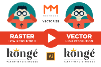 redraw, trace, vectorize your graphics