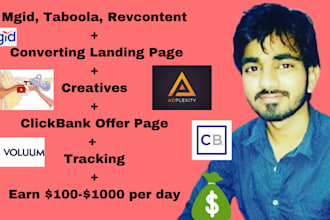 provide you 50 advertorial landing page