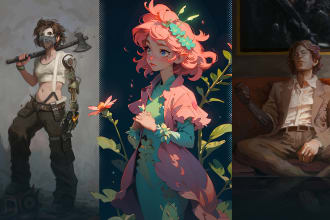 draw amazing dnd character and any illustration for you