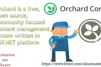 create website using orchard asp net core