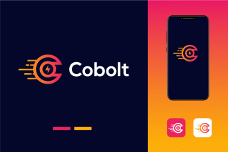 do modern minimalist tech startup crypto security app technology logo design
