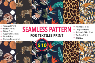 do seamless print pattern for clothing