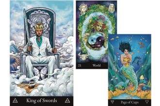 make illustration for tarot cards